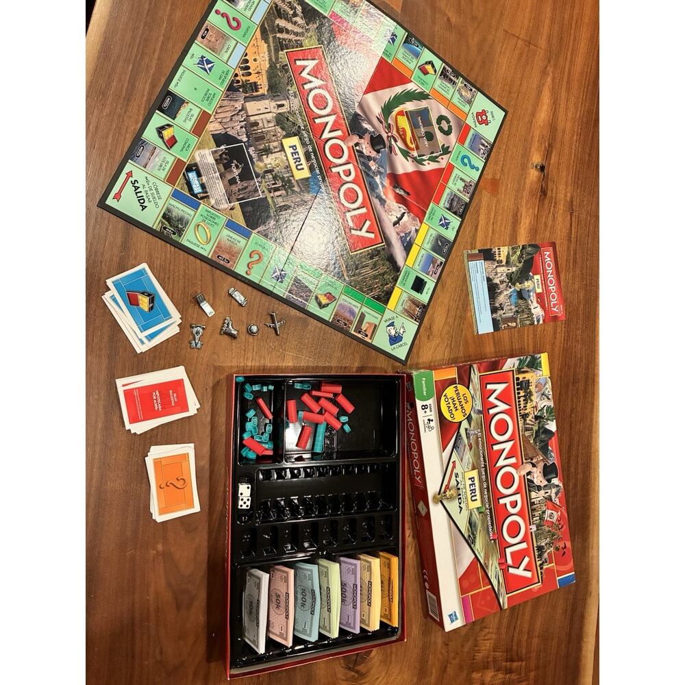Monopoly PERU edition Spanish‎ RARE board Game - Picture 7 of 8
